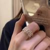Silver Fashionable Plated Twisted Heart Ring For Women Elegant Minimalist Finger Jewelry