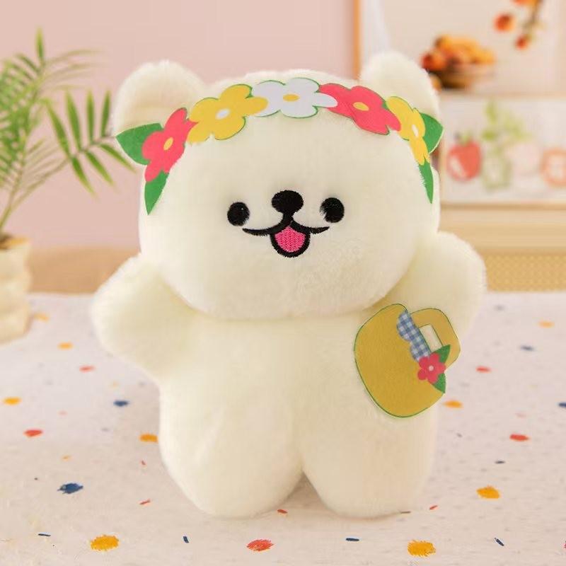

Maltese Kirby Butter Bear Take Hammer Wear Clothes Plush Toy Stuffed Gift Doll белый