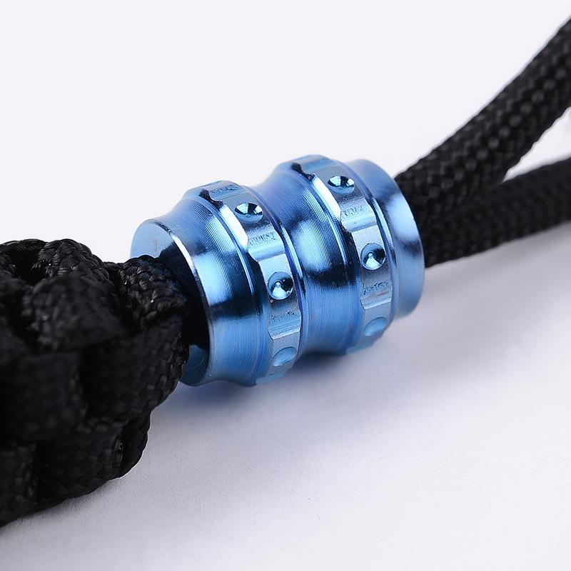 EDC Titanium Alloy TC4 Knife Lanyard: 4 Style Pendant Paracord Accessory