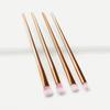 New 4 Rose Gold Eyeshadow Brush Set Plastic Handle Eye Makeup Brush Set Brush Portable Makeup Tool
