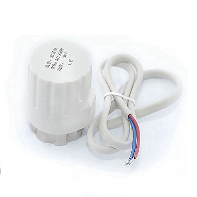 AEE4-230V Normally Open Actuator Driven Head, M30 X 1.5Mm Electric Floor Heating TRV Constant Temperature Radiator
