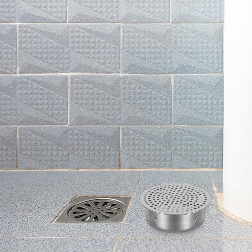Floor Drain Silver Stainless Steel 1 Pcs Accessories