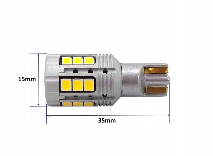 W16W LED-Birne 12-24V 100% Canbus Weiß Fehlerfrei, Starkes Licht