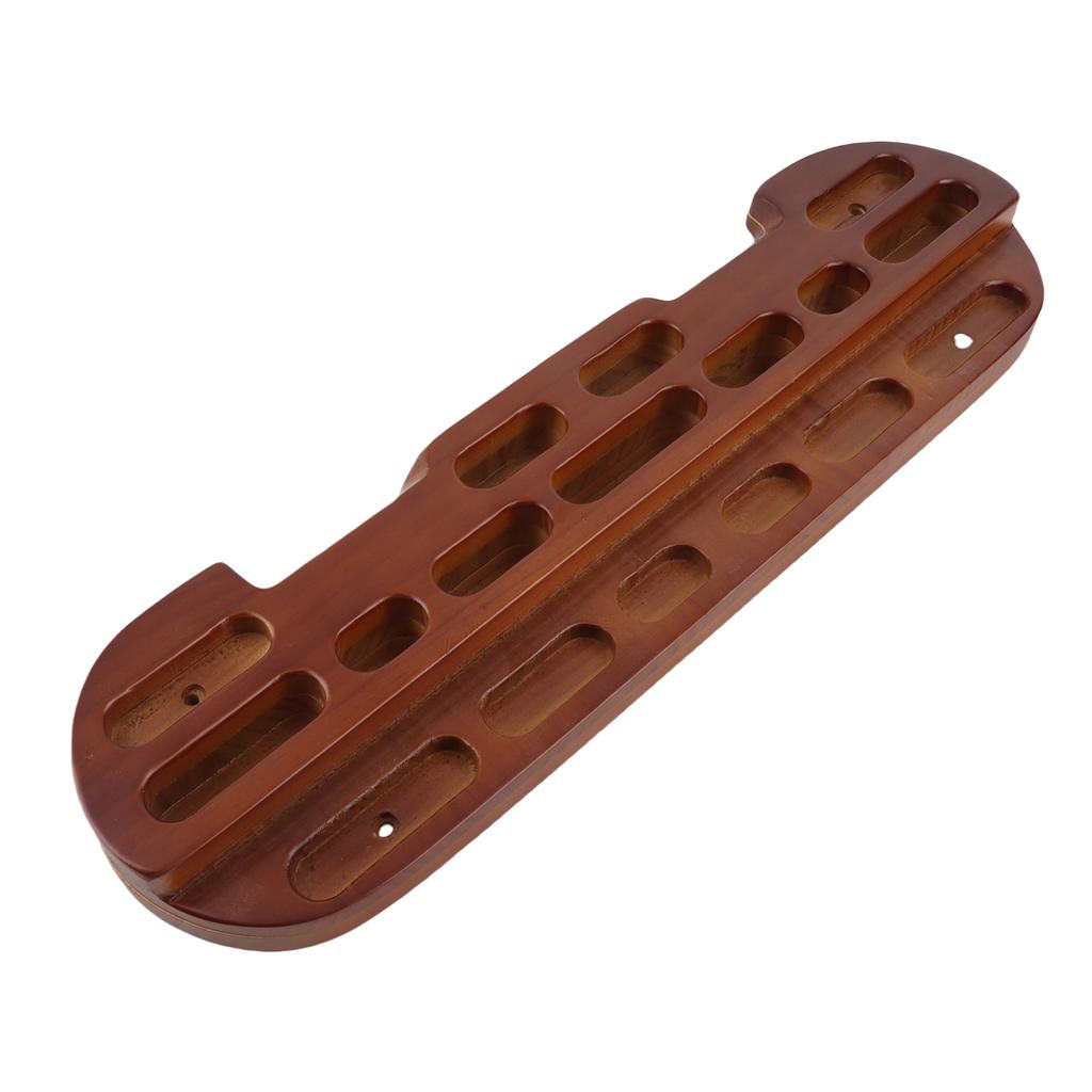 Wooden Hangboard Grip Strengthening Compact Long Lasting Rock Climbing Fingerboard for Pull Up Training
