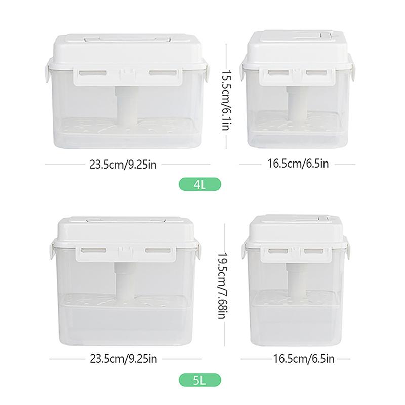 4/5L Pickle Jar Leakproof Pickle Fermentation Container For Gherkin Sauerkraut Kimchi Storage Container And Fermentation