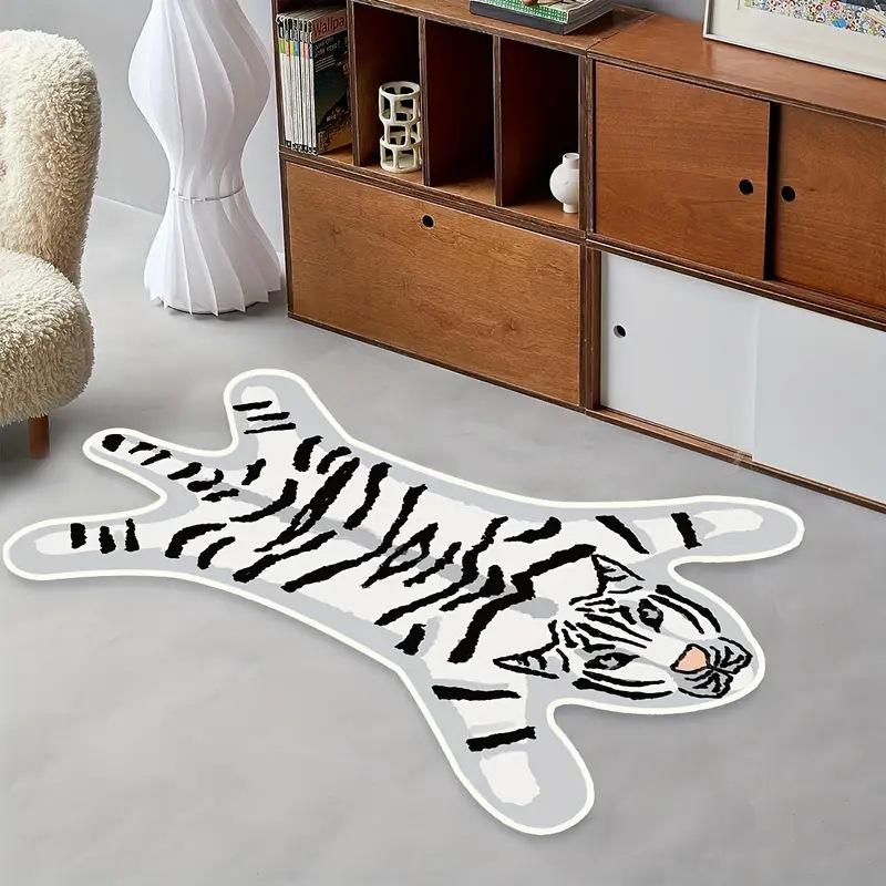 Irregular Living Room Carpet Stain Resistant Long Strip Sofa Carpet Bedroom Easy To Maintain Bedside Carpet