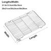 Stainless Steel Cooling Rack Non-stick Baking Tray New BBQ Tray
