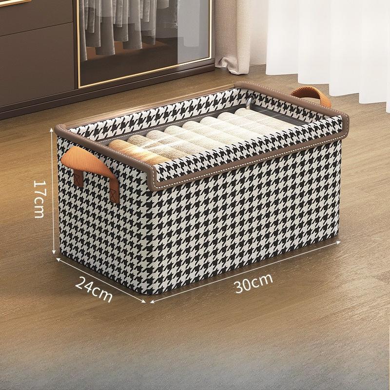 

Foldable Fabric Steel Frame Non-woven Fabric Household Large-capacity Clothing Storage Box