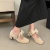 2025 Designer Velvet Butterfly-knot Shoes Women Fashion Elegant Party Wedding Shoes Women French square toe loafers