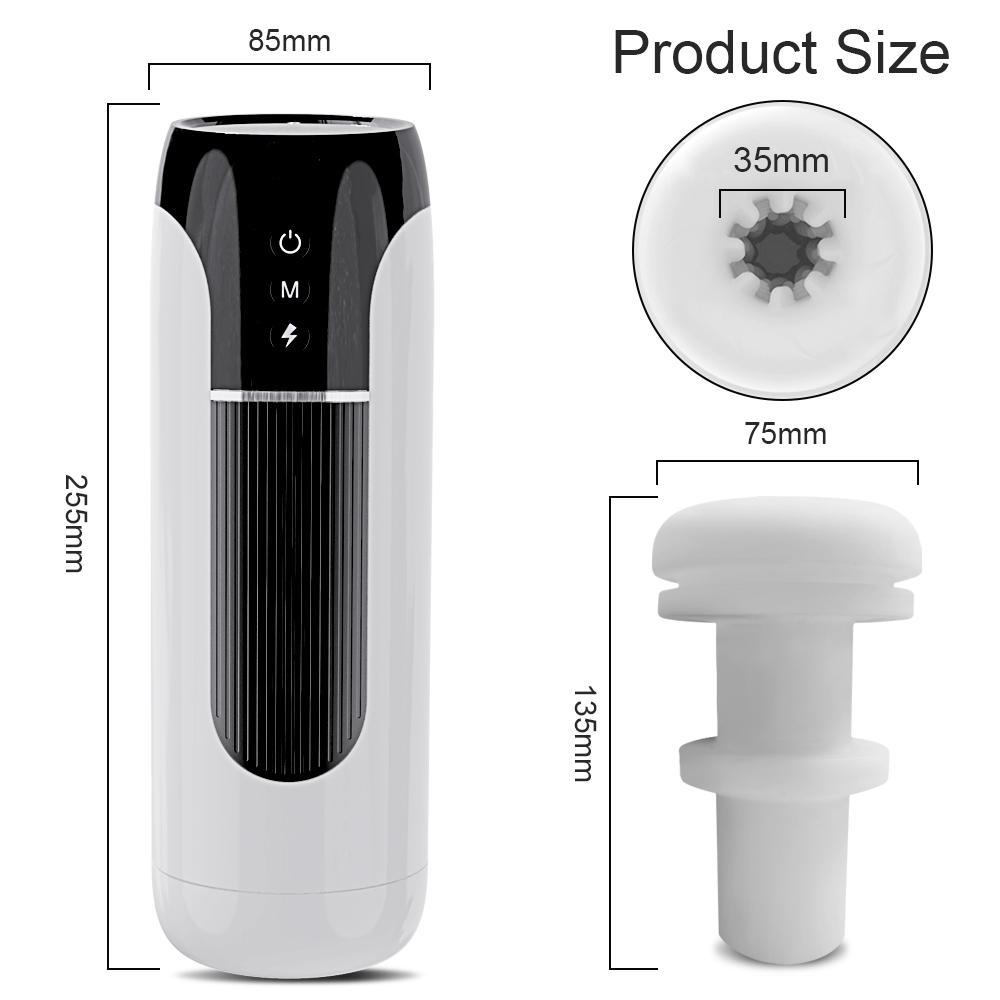 IPX7 Automatic Male Masturbator Telescopic Vibration Blowjob Masturbation Adults Goods Sex Toys for Men Piston Mastubators