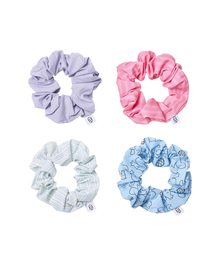 Offhour Essential Cotton Blend & Signature Hair Scrunchie 11 Designs