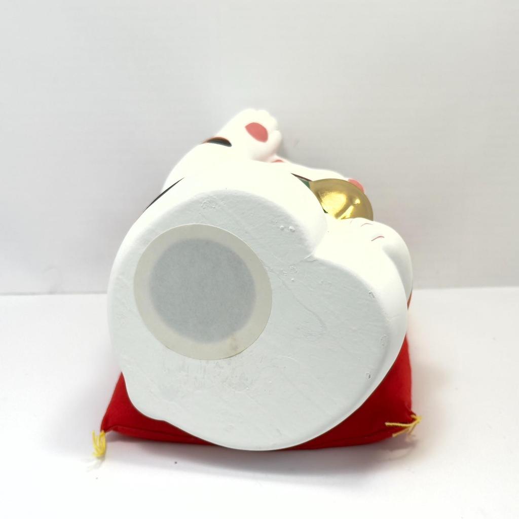 Tokoname Ware Mansuke Maneki Neko 17cm Tall Made In Japan