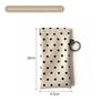 Protective Eyeglass Case Polka Dot Design Sunglasses Pouch for Fashionable Added Style