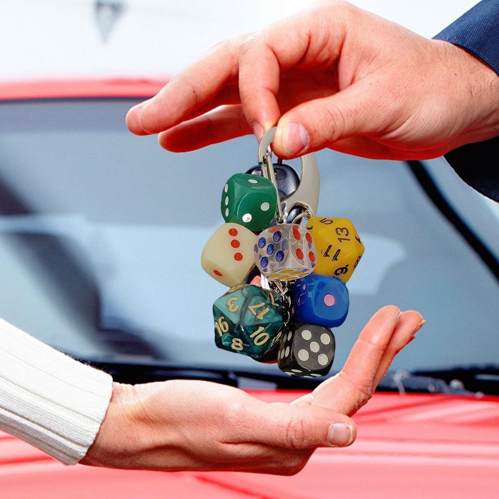 Würfel Perlen Schlüsselanhänger, Anhänger Taillenhängeornamente
