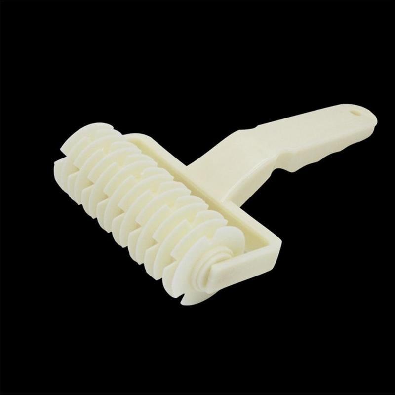 1Pc  Pie Pizza Cookie Cutter Pastry Plastic Baking Tools Bakeware Embossing Roller Doug
