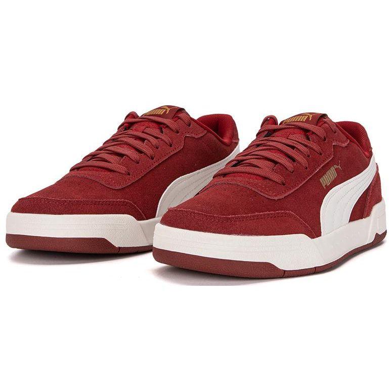 Puma Caracal SD Low-Top Sneakers Red White Leather Unisex 37030425