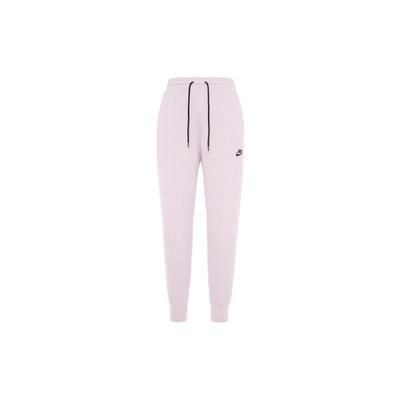 Sportovní oblečení Tech Fleece Jednobarevné Stahovací šňůrka Ležérní Jogger Kalhoty Dámské Spodky Šedá Fialová FB8331-019