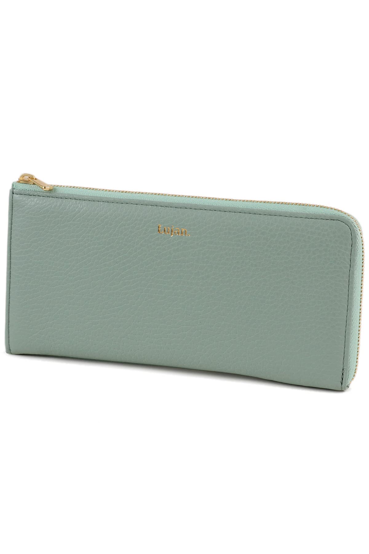 

Лухан. Женский длинный кошелек с L-образной молнией, Натуральная кожа, Мятный, LU-92523-MT