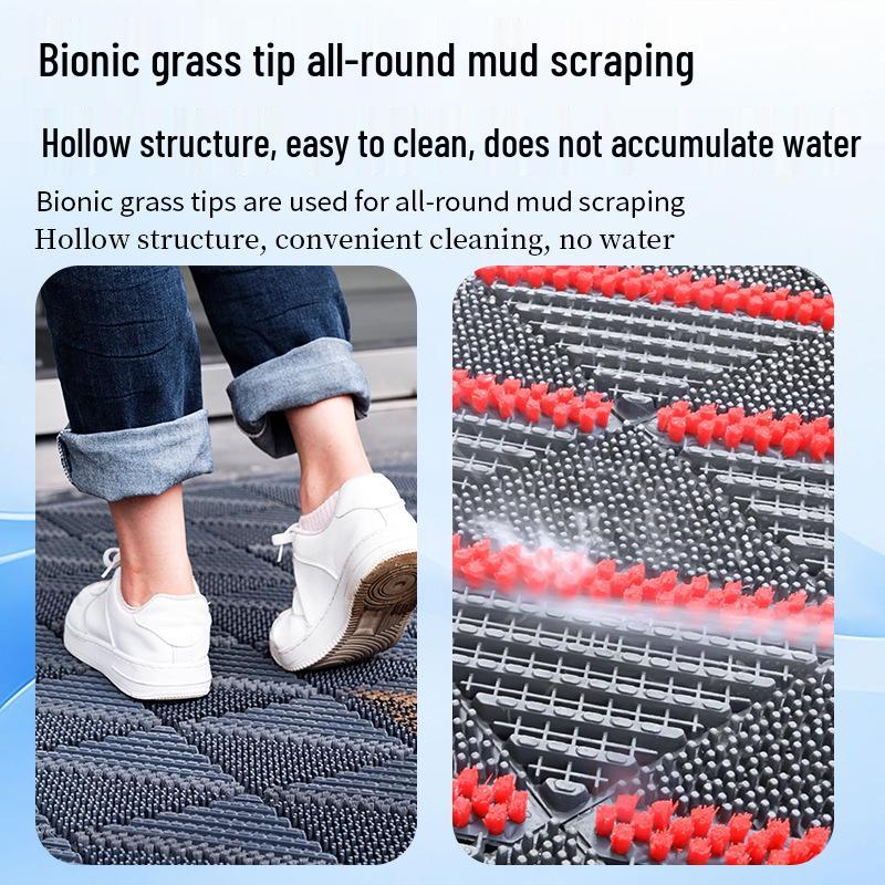 Three-in-One Anti-Slip Commercial Entrance Doormat for Dust Removal