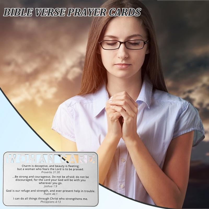Inspirational Cards Unique Bible Verse Prayer Cards Acrylic Prayer Request Cards Prayer Board Supplies For Home Studio Travel