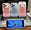 The pink and blue elephant bracket is suitable for Huawei mate70pro mobile phone case pura80nova14/13 glory.