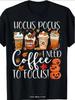 [Fall Pumpkin Teacher] Cute Hocus Pocus I Need Coffee To Focus Fall Pumpkin Teac