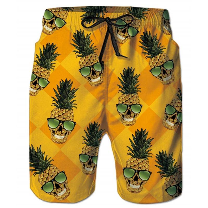 Summer Men's Lightweight Breathable 3D Printed Beach Shorts Summer Casual Swimwear for Outdoor Activities