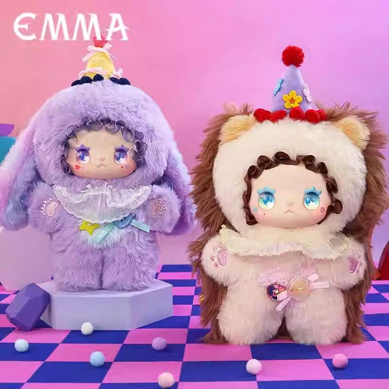 Genuine Lovely Emma Weird Party Series Plush Blind Box Trendy Toy Doll Room Decor Collectible Ornament Girl Surprise Gift