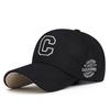 C Embroidery Letter Baseball Hat Adjustable Sun Protection Peaked Gift Caps