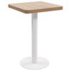 Day and Night - Day and Night Light Brown MDF Bistro Table 50x50 Cm