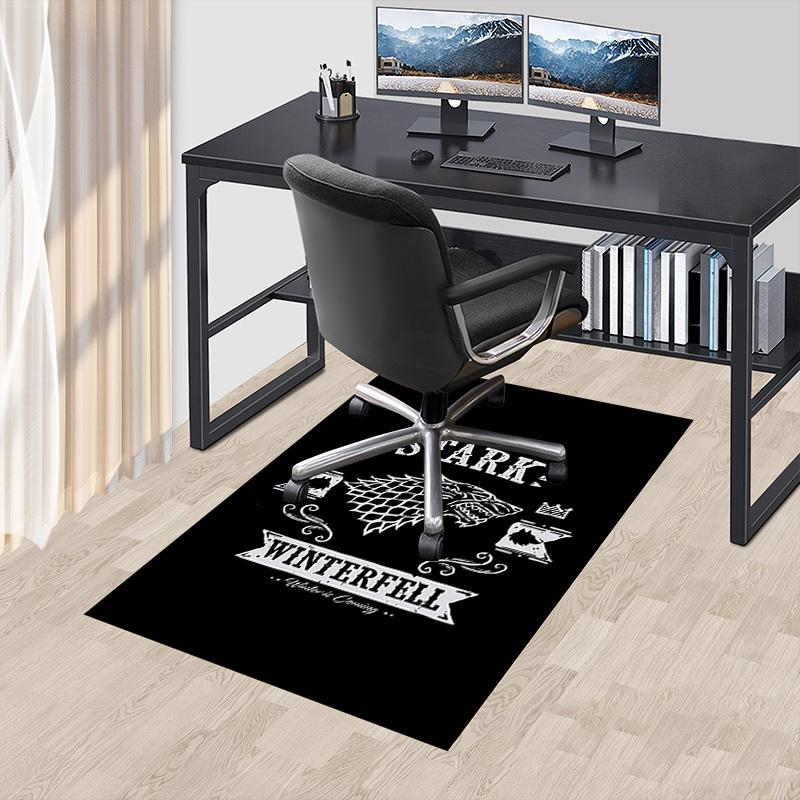 1 Stück Haus Stark Winterfell Teppich, Büroteppich Außenmatte Heimdekoration Bereichsteppich Festival