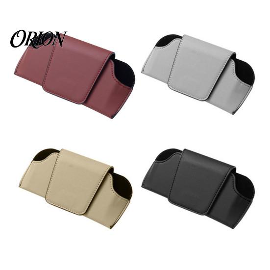 Leather Glasses Clip for Vehicle Car Clip, Sun Visor Storage, Multi-Function Sunglasses Holder Interior Decoration Accessories Visor, Universal