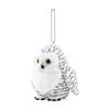 [COLORATA] Colorata Plush Toy Mascot Snowy Owl (Real Bird/With Chain) Cute Bird Keychain Doll Gift Present (Meter Read 2 Times) / Christmas Christmas