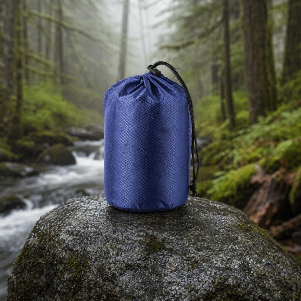 3 Pcs Dustproof Stuff Sack Waterproof Storage Sack Durable Compression Sack Hiking синий