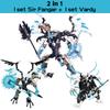 NEU 2in1 CHIMA Bausteine Chi Krokodil Phönix Stamm MOC Set Krieger Anime Actionfiguren Soldat Roboter Spielzeug Für Jungen Geschenk