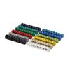 10pcs Compatible with 3702 Technology Brick 1x8 Perforated Brick Series Bulk Module Mainstream Brand MOC Children's Toys