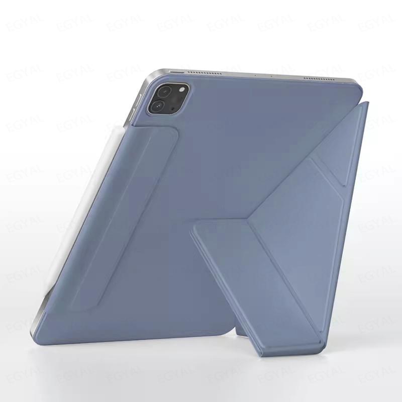 Étui Smart Folio pour iPad Pro 11 M5 M4 Housse à Support Pliable Serre-tête Magnétique pour iPad Air 11 pouces 11ème 10ème 10.9 Mini 7 Étui Pro 11 2025 2024