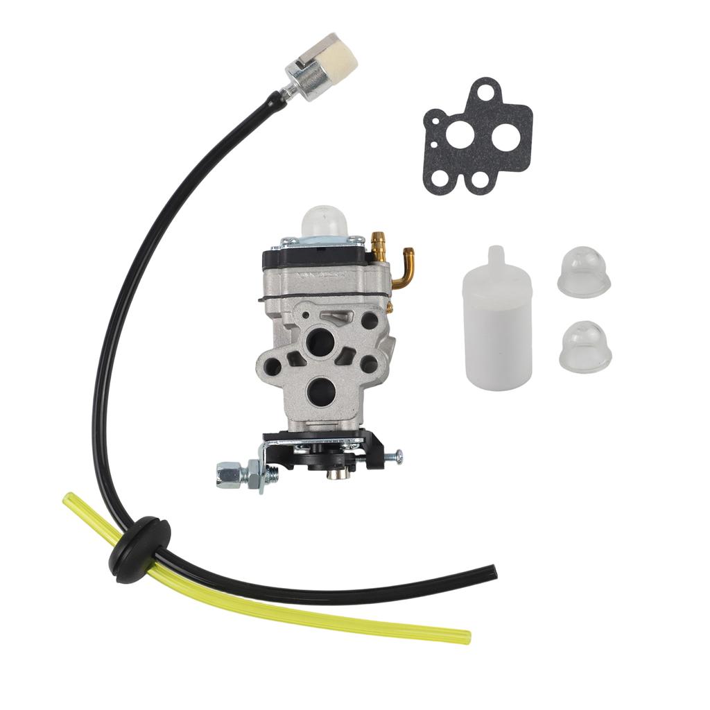 Replacement carburetor kit for BCZ230TS BCZ260TS blower hedge machine pruning mower includes gasket filter fuel pipe