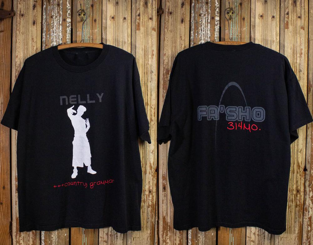 Vintage Nelly Country Grammar Rap Tee 2000 Black S