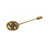 CHANEL PinBrooch Vintage 1058 COCO Mark metal Brooch gold metal unisex Used