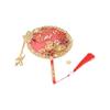 Xiuhe Manual Finished Product Bride Group Fan Xiuhe Clothes Fan Tuan Fan Round Fan Hand Holding Fan