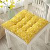 Breathable Cotton Linen Office Chair Cushion - Thickened, Soft, All-Season Pad for Students.