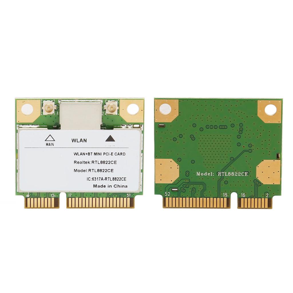 RTL8822CE Mini PCIe WiFi Card Gigabit 2.4G 5G Dual Band Bluetooth 5.1 Wireless Network Card