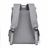 Men's Trendy PU Leather Business Laptop Backpack