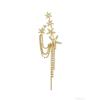 1PC Star Fringe Brooch Design Sense Rhinestone Corsage Luxury Temperament Accessories Women