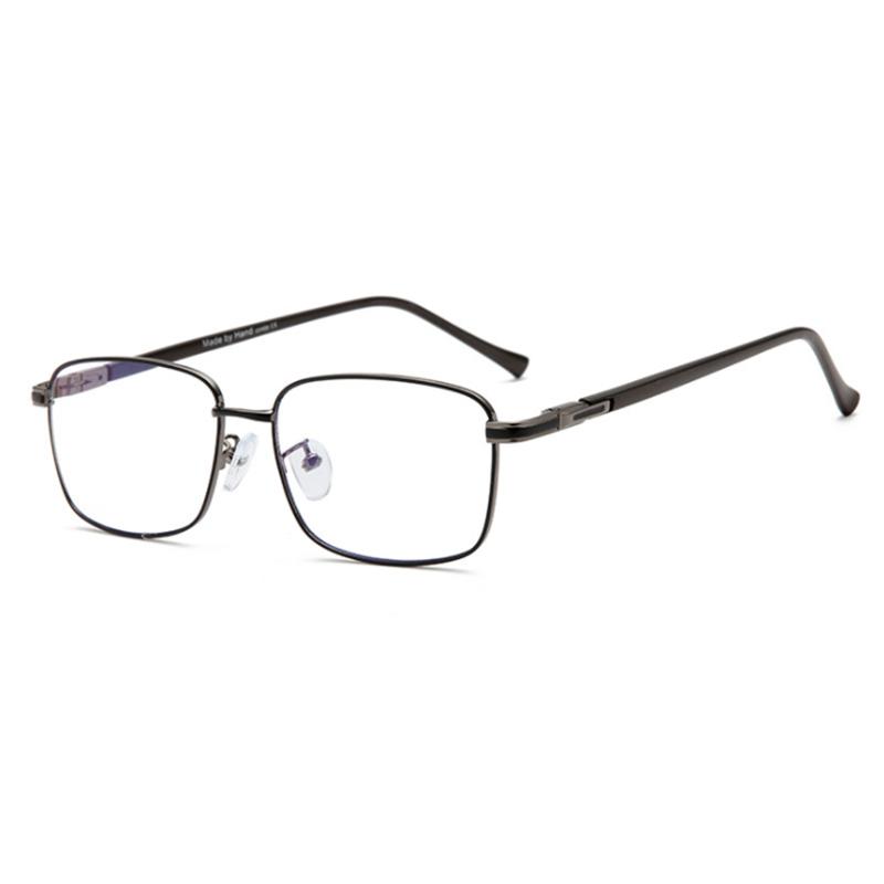 Square Glasses Women Men Metal Eyeglasses Gold Silver Myopia Optical Spectacles Ladies Clear Glasses 0 -0.5 -1.0 -2.0 To -6.0