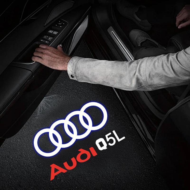 For Audi S4 Car Door AUDI Welcome Light Led HD Projector Lamp For Audi A3 A4 B8 8P 8V A6 C7 A5 Q5 B7 B6 SLINE QUTTRO RS Q3 Q7 S3 S4 S5 S6 S8