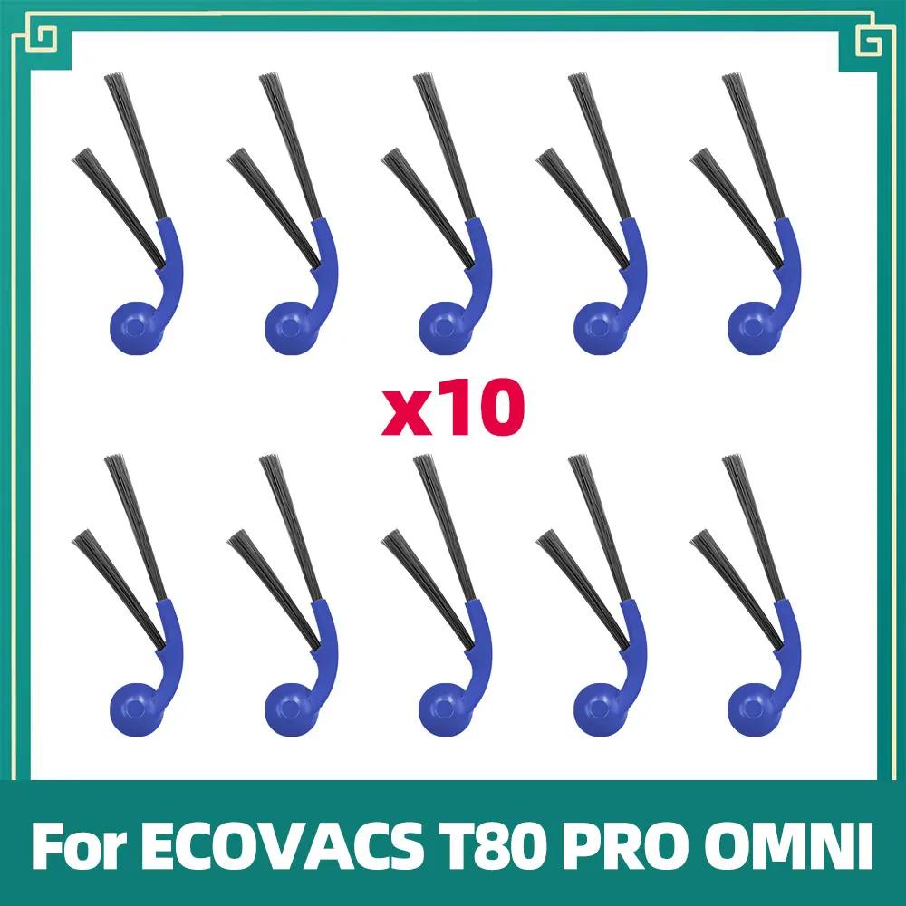 Compatible For ECOVACS T80 PRO OMNI / T80 OMNI Robot Vacuum Replacement Main Roller Mop Cloth Side Brush Dust Bag HEPA Filter