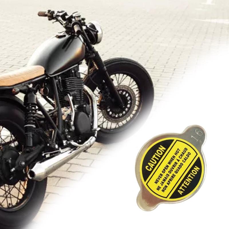 Aluminium 1.6 Bar Radiator Caps, Small Expansion Tank Radiator Caps Cover Universal Motorcycle ATV Car