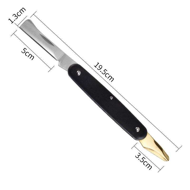 Stainless Steel Grafting Knife Professional Garden Grafting Tool For Fruit Tree Bonsai Plant Budding Cutting чёрный